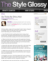 Six Tricks for Shiny Hair