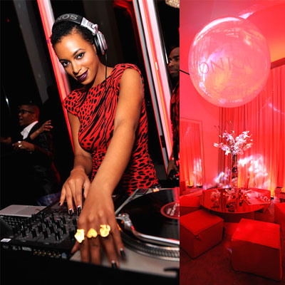 Solange DJ at Beyonce Heat