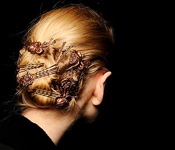 Bobby-Pinned Chignon