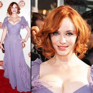 Christina Hendricks at the 2010 Emmy Awards