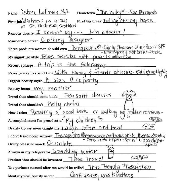 Debra Luftman survey