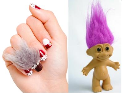 trolls with crazy hair