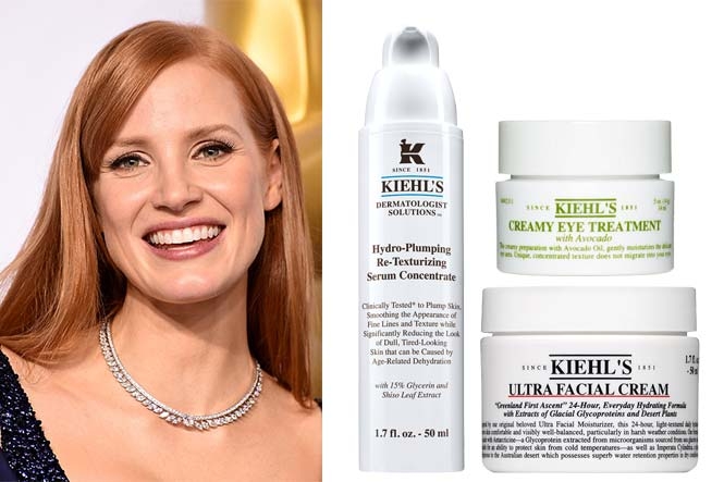 jessica chastain skin care